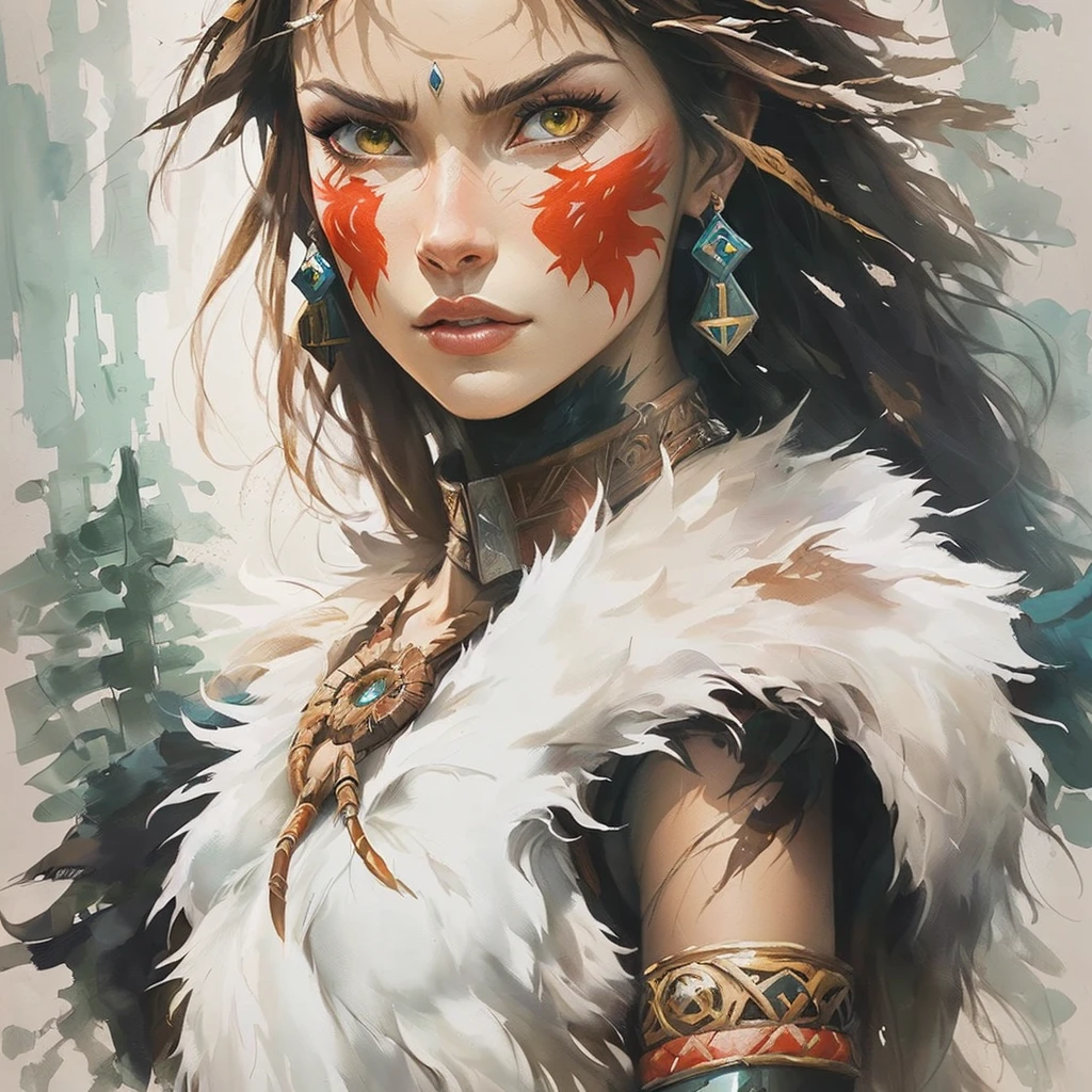 Orc symbaroum，ember，quadratic element，Thick coat，adolable，coyote，18yr old，