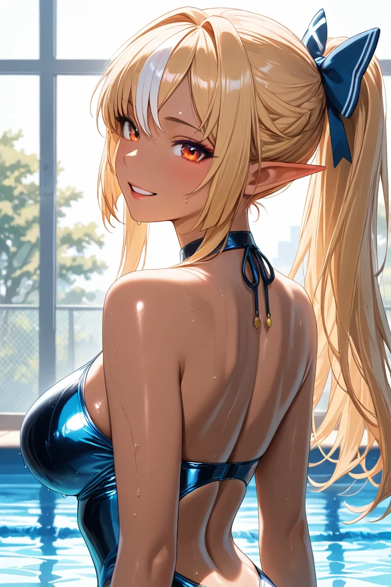 最high quality、1 woman elf 、 Swimming underwater、Bikini、zentangle,Bathing、In the water、Swimming、CourtyardShining 、NP: Worst quality ,Flower fractal art　　sleeping on your back,Wet、Being in the water、See-through swimsuit、Beautiful shot, radiance,High-definition depiction, Realistic, 8k, Unity, Wide Shot, light smile, Beautifully and vividly drawn, , Beautiful, beautiful, clear skin、sexy see-through swim suitSwimsuit,Countless rays of light pouring down, Swirling Light, big background, Raise one arm above your head, Intense light is emitted from the magic circle in front of the girl.   flower(starry night,)universe、
Romanticism,Cowboy Shot: The most beautiful form of chaos, Mr..々color, Intertwined flowers, Particle,magical gentle light,smile,sexy,image quality、masterpiece、Beautiful Face、Super beautiful elf woman((Big breasted 22 year old office lady、Nipples、Bust 100,Beautiful long ironed hair 、Blonde hair,height: 165cm。、sexy、Esbian、、high quality、Visual art、Written boundary depth、、Elf Ears、、universe、Happy smile、Gentle light、elegant、ticker beautiful decorative、、magic、Beautiful bed、Beautiful Landscape、A kind smile、wonderful、Fluttering petals、Dance happily、、Cultivate fantasy、、Mystery light　Lots of flowers、、art、art,mystery,Ultra-high resolution,atmosphere