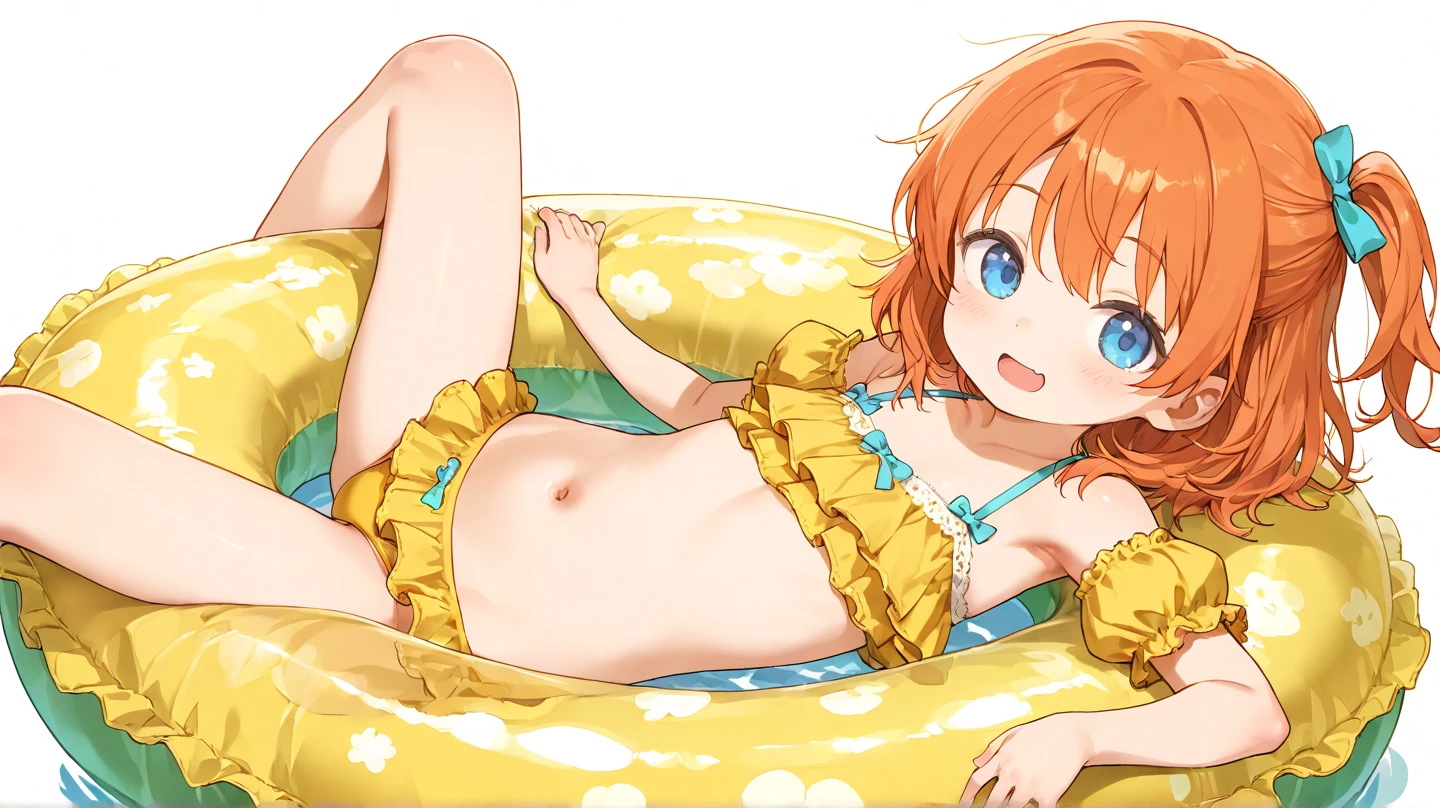 1girl , (yotsuha nakano, Yotsuha Nakano), bangs, blue eyes, Orange Hair,Green ribbon,happy smile, smile, Open your mouth,((nsfw,green ultra micro bikini)),Real Summer,Daytime,sunny,My hair is blowing in the wind,whole bodyがイラストに入るように,Slender body,
break outdoors, Beach , Coastal street break looking at viewer, whole body,(sleep,Lying on your back,Wide-open legs,nsfw)
break (masterpiece:1.2), highest quality, High resolution, unity 8k wallpaper, (shape:0.8), (Beautiful details:1.6), Highly detailed face, Perfect lighting, Extremely detailed CG, (Perfect hands, Perfect Anatomy),