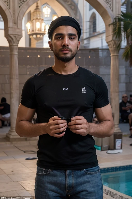 Crie uma figura funko de um menino de cabelo castanho tem barba encima da boca sem ser no queixo tem olhos pretos tem blusa da Nike e shorts preto sentado em uma cadeira gamer e fundo de quarto gamer e o nome dele e t3ddy