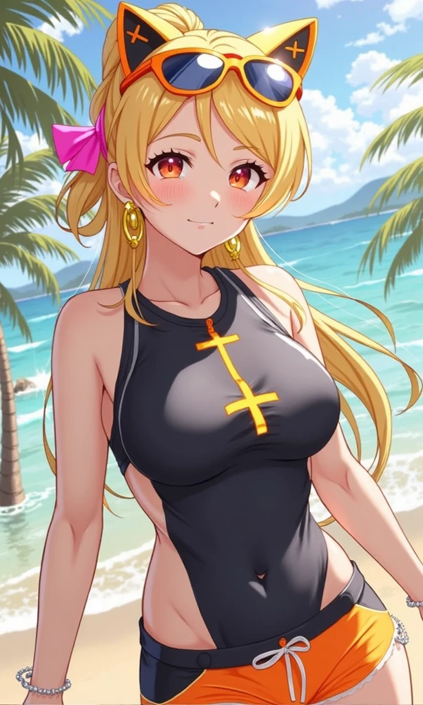 Masterpiece, best quality,official art, dragon ball,micro bikini, beach,girl,nsfw, 16 year old,