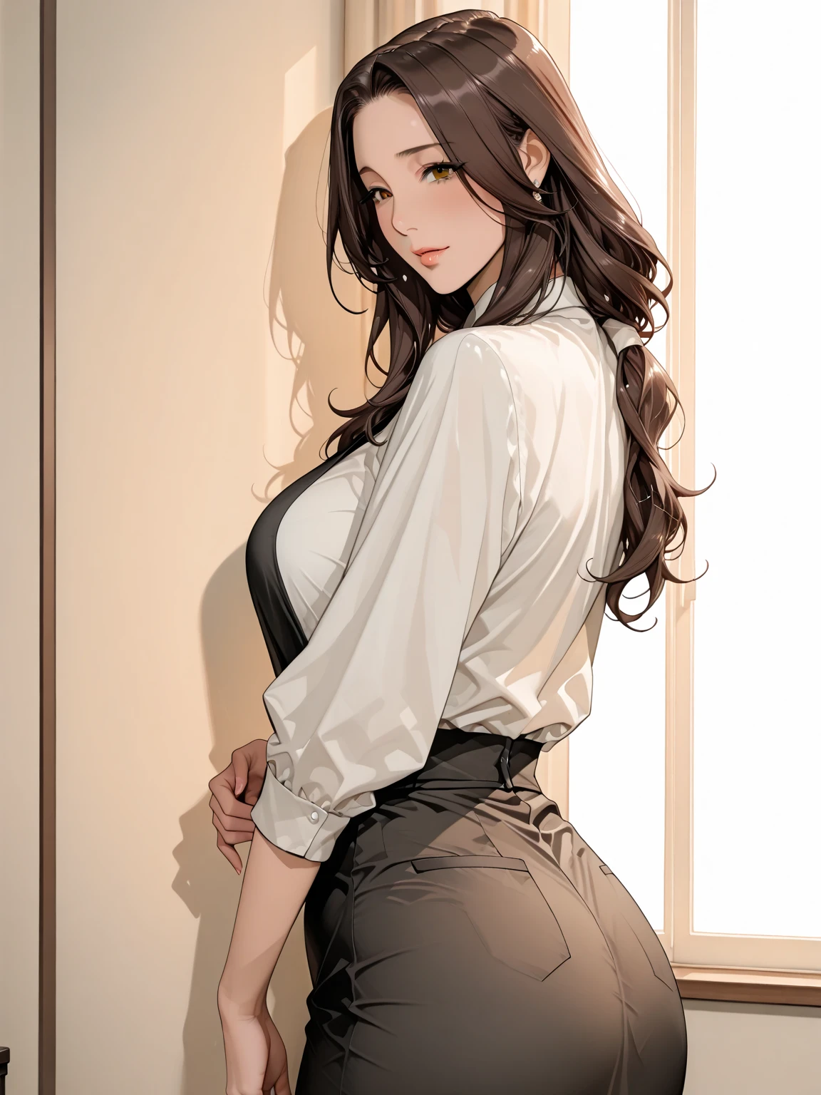 (in 8K、RAW shooting、top-quality、masuter piece:1.2)、ultra-detailliert、ultra res、(realisitic、rialistic photo:1.37)、portlate、high-definition RAW color photography、Professional Photography、highly detailed and beautiful、ighly detailed、8K Picture Wallpaper、amazing detailed、huge filesize、Official art、Highly detailed CG Unity 8K wallpapers、highly detailed beautiful girl、extra detailed face、extremely detailed eye、highlydetailed skin、extremely detailed fingers、highly detailed nose、very detailed detailed mouth、Perfect Anatomy、Detailed background、Detailed clothing、1 girl、(20:1.2)、in her 20s、Cute s、Realistic body、、de pele branca、glistning skin、Slim body、A dark-haired、((short-hair))、((poneyTail))、(well-groomed bangs: 1.4)、kawaii faces、Lifelike face、Delicate eyes、Sauce order、((Stylish office))、((Officelady))、(((no-bra)))、(((blancheYThe shirt)))、(((Female breasts are exposed.)))、((Black mini skirt))、((Black stockings))、((standing athletic pose))、((Strong men:1.5))、((Man hugging woman from behind、Grabbing a woman's breast))、((Men with all-back hair))、((Girl hanging from the ceiling with her arms tied by a rough rope))、perspiring、((Ropes tied her body))、a wet body、Rough rope that cuts into the crotch、A large amount of fluid flows out of the crotch、Torn bra、Wet clothes、One leg is hoisted above by a rough rope、tied up with ropes、Strongly tied up、Hands tied、legs hanging in shackles、((srestrained))、((opens legs))、((FULL BODYSHOT))、earrings、a necklace、A bracelet、((Face turned to the side))、((Look at the men))、Contrapo、Dynamic Lighting、((D cup with firmness))、((cleavage of the breast))、((Look behind you))、((Writhing expression))、