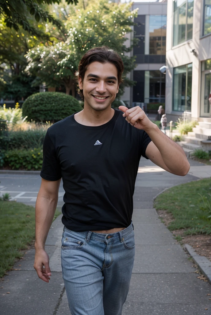 score_9, score_8_up, score_7_up, handsome mature men , casual outfit ,street ,solo