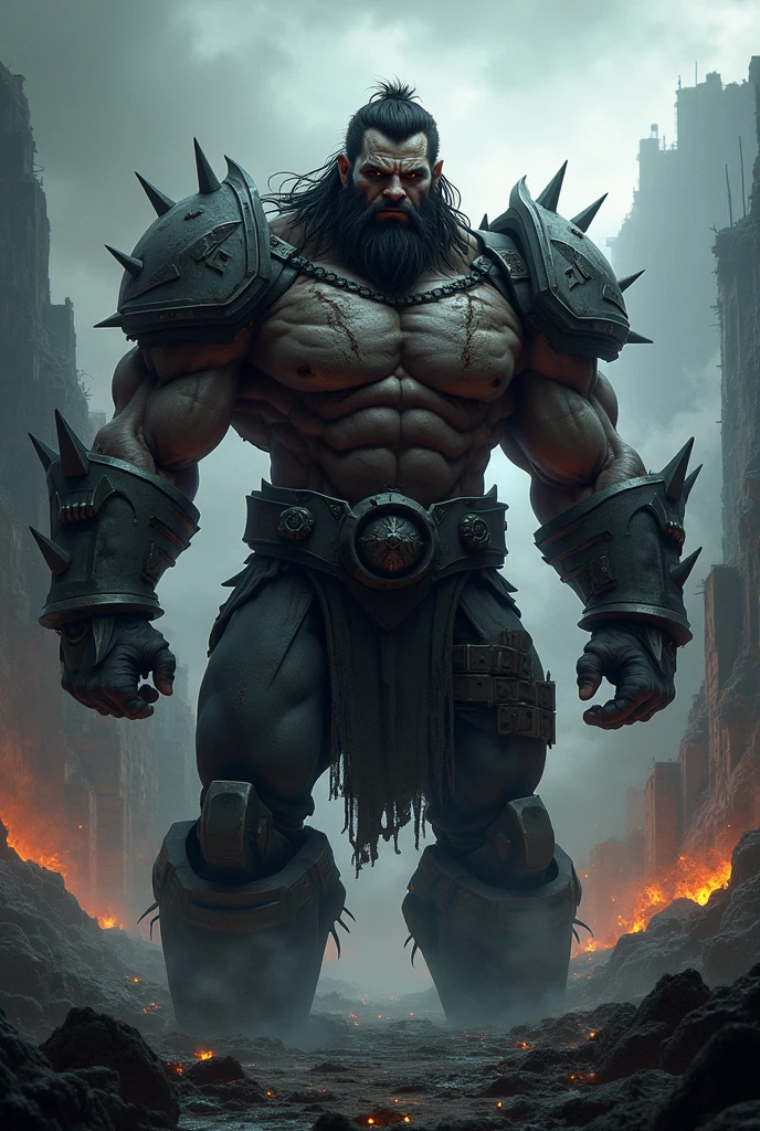 Russian, Young, Tall, Muscular, Uniform, Shaved Head, Angry, Screaming
black eyes, dark smoke, powers, demonic wings, Cerberus, angry, in the snow dark colors, old buildings, apocalyptic powder,Realistic, Full HD, best quality