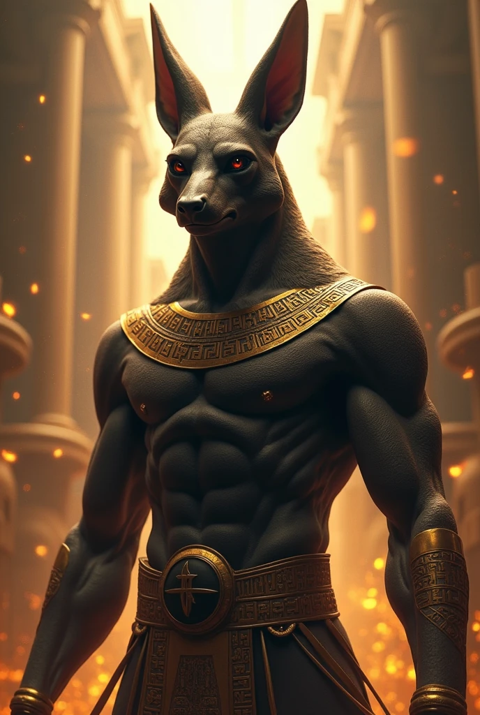 screwed up: Muscular black Anubis walking forward in a half-worn golden robe. 4K, A high resolution, Best quality, perfect colors, perfect shadow, perfect lightning, posted on e621, hairy bodies, Alone, anubian jackal, older male, black tight speedos ( huge bulge :1.4), (Muscular, big muscle mass:1.2, bodybuilder, huge shoulders, big round pecs), torso, Correct anatomy, (Realistic fur, Delicate fur, epic, tmasterpiece:1.2), (Detailed egyptian street, during night), sexy dark tarantula fiddler, author：Chunni, author：kusanagi, Bonifasko lighting), (Detailed eyes:1.2), sweaty:2, perspired:1.2, shining fur, Posing for the camera, body builder, self-assured, large muscle, sexy for, full bodyesbian, slutty expressions