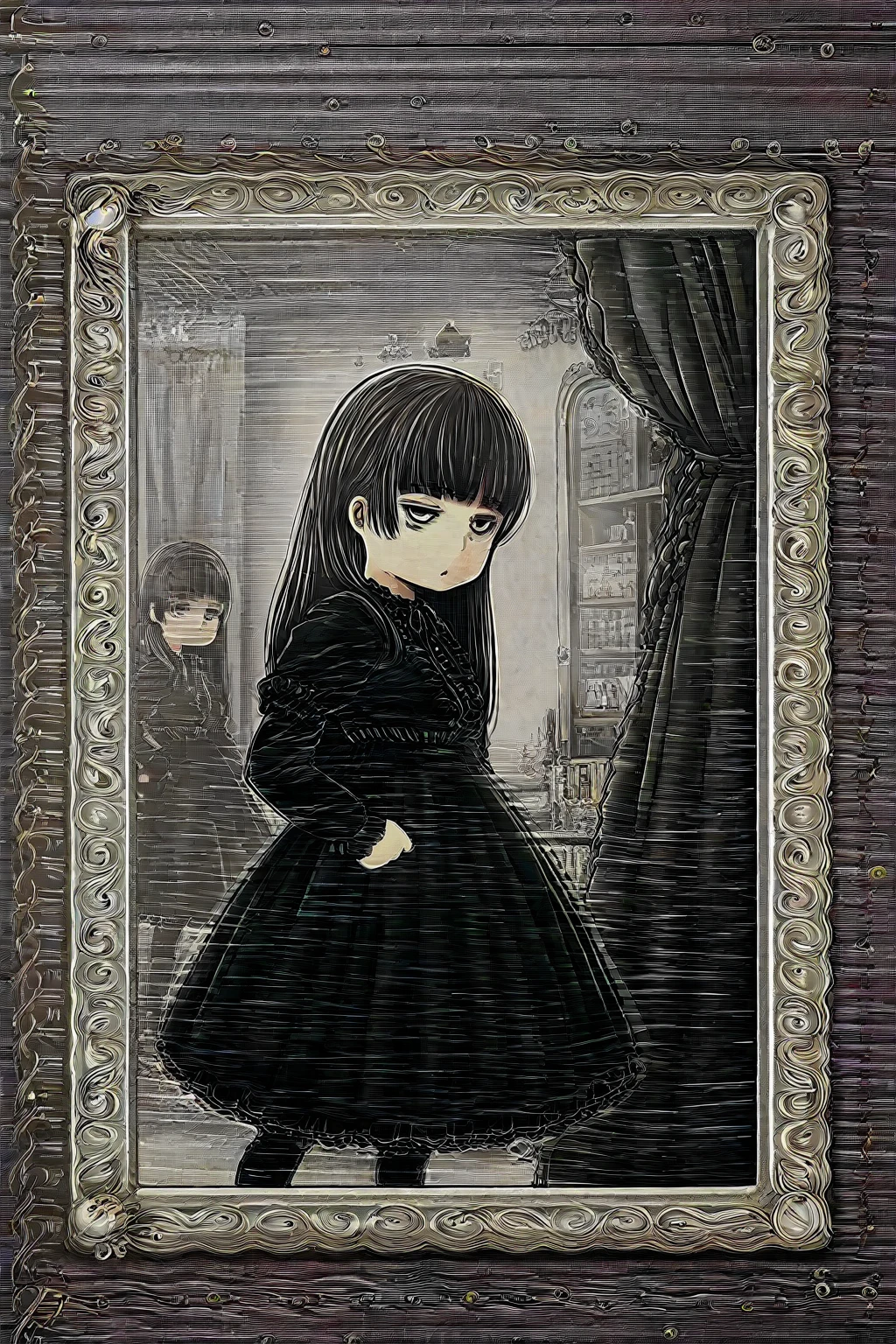 masterpiece, 32k, extremely detailed, finely detail, intricate details,
BREAK
(absurdres:1.1, highres:1.1, ultra detailed:1.1),
insanely detailed, absurdres,
(high resolution:1.1, ray tracing:1.1, refraction:1.1)
(1 female, 独奏:1.3),
BREAK
perfect symmetrical face, pony tail, Casual wear, ((Glasses)), 黒髪
BREAK
(((full body))), standing,
BREAK
