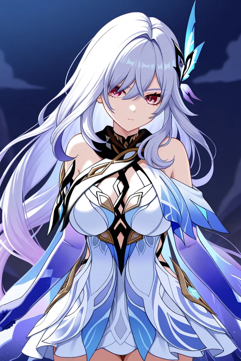 1 woman, mature, High (1.85 cm), looks about 35 years old, have long black hair, straight and shiny, charming fox eyes, majestic black eyes, extremely detailed eyes, perfect eyes, extremely realistic eyes, balanced eyes, long eyelashes, anime style, perfect face, milf face, full red lips, mature, smooth white skin, natural body, sexy body, milf body, perfect hands, detailed hands, arms in proportion to the body, real hands, arm with good anatomy, She was only wearing a loose yellow robe that covered her entire body in a Chinese style decorated with gold and silver with phoenix motifs woven into the robe but still could not hide her extremely large and gigantic breasts. (cup L), very big breasts, stimulate breasts three times larger than her face, Her breasts did not sag as their size remained erect on her body., Leggy, thick thighs, wide hips, wear black socks, full body drawing, have full arms and legs, look at the viewer, The background is a Chinese-style pavilion., pose alone, look at the viewer.