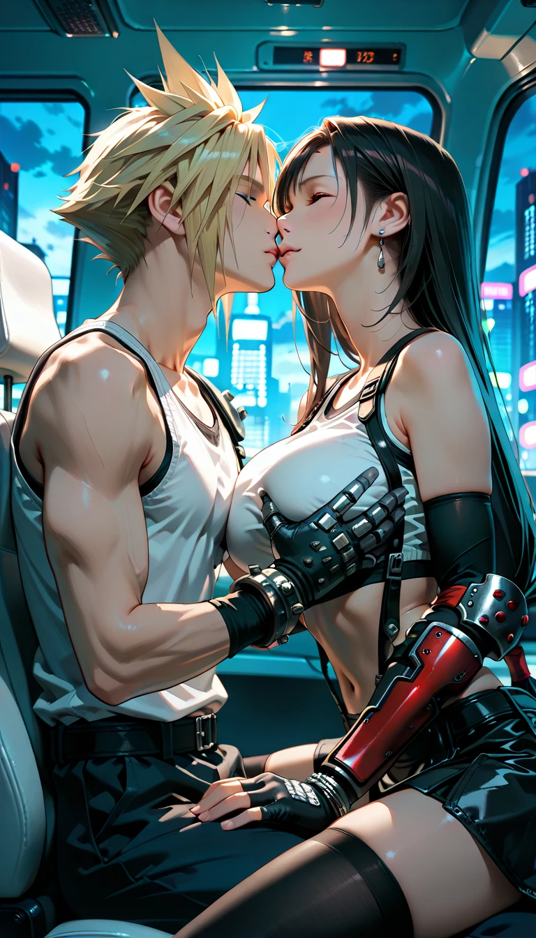 (top-quality masterpiece), (Asian male inmate with intricately detailed tattoos: 1.5), (California Department of Corrections), (Hugs woman during prison visit: 1.5), (Cute and Lovely Illustration: 1.4), (Highly-detailed and emotional scene), (Warm and inviting color palette), (Realistic shading and textures), (Subtle shadows and highlights), (Big moment of affection and connection), (1 man and 1 woman: 1.5), (Expressive and emotive facial features), (Realistic tattoos with vibrant colors), (Intimate and heartwarming composition), (