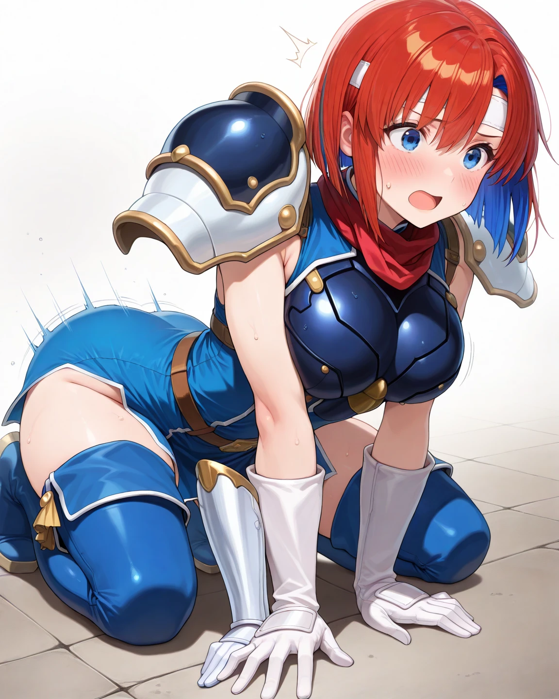 (Standing Split , Miku, fantasy soldier angel armor, ultra huge breasts, cameltoe, ), 