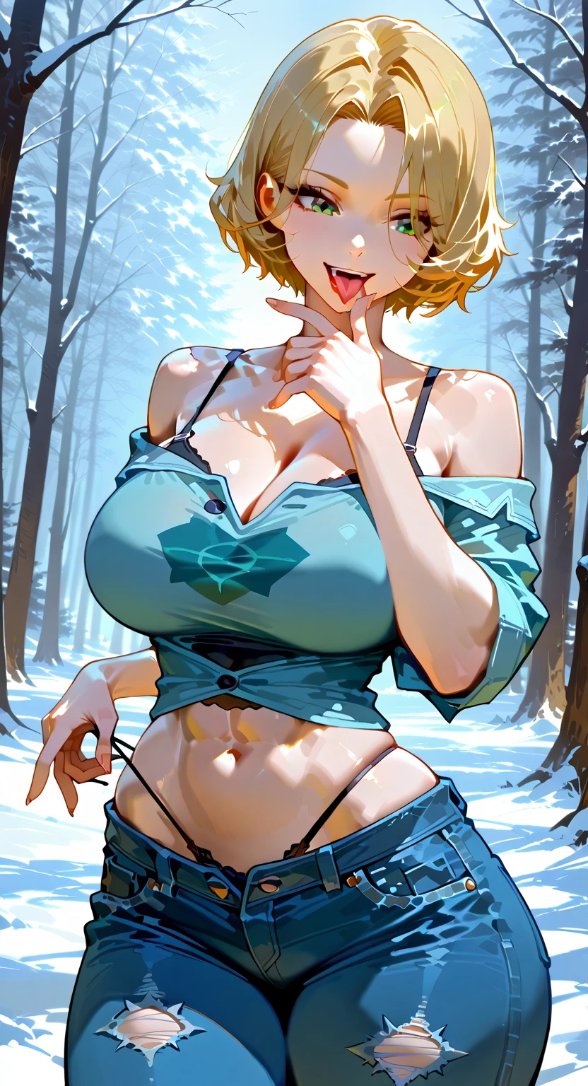 best quality Saber big breasts bikini forest snow scarf 