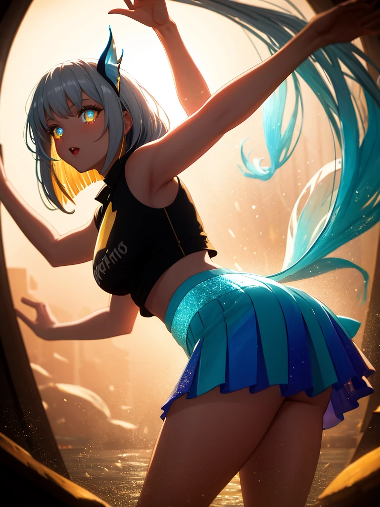 <lora:Artfullydance-v1fem:0.8>,FEMALE DANCER,NEON,ECHOS,REVERB,MOTION PHOTOGRAPHY,TIME LAPSE,ANIME,MASTERPIECE,ABSURDRES,BEST QUALITY,DETAILED FACE,BEAUTIFUL EYES,80s era arobics class(( dance dance revolution)),FANTASY,DARK,HOLOGRAM,TRIO,NEGATIVE SPACE,OCTANE RENDER,CELL SHADED,VOLUMETRIC LIGHTING,CHARCOAL,INK,MARKER,WATERCOLOR,