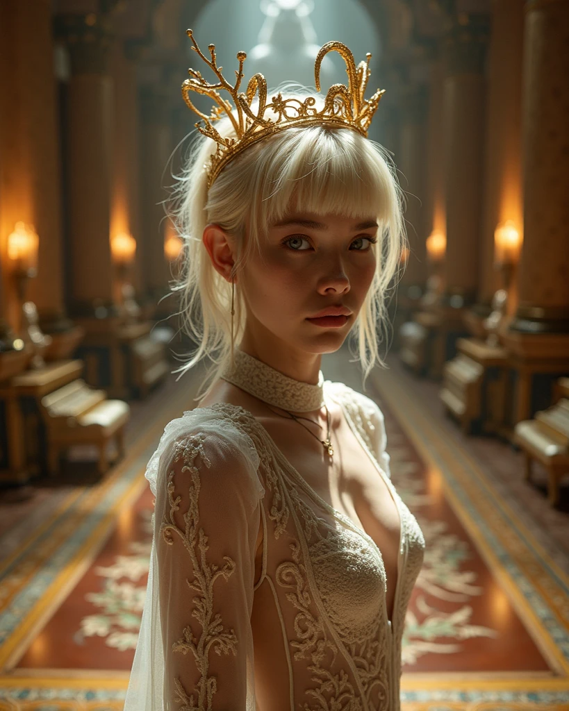 She welcomes you to her private sanctuary, masterpiece, best quality, 8k, closeup