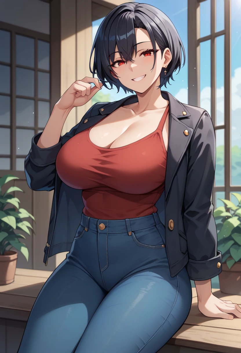 ((Masterpiece)), perfect anatomy, perfect shading, field of depth, (best quality), extremely delicate and beautiful, perfect lighting, detailed face, ultra cute face, cute, (cowboy shot 1.2), looking at viewer, (((1girl))), (((solo))), goth girl
Short hair, black hair, (hair over one eye), pale skin, green eyes, eye liner, ear piercing, choker, necklace, (((blush))), shy, nervous, (black tank top 1.5), (plaid short sectioned skirt 1.5), thigh highs, medium breasts, cleavage, ((wide hips)), (((thick thighs))), (chubby), chubby belly,
fast food restaurant, intricate background, detailed background, arms behind back,