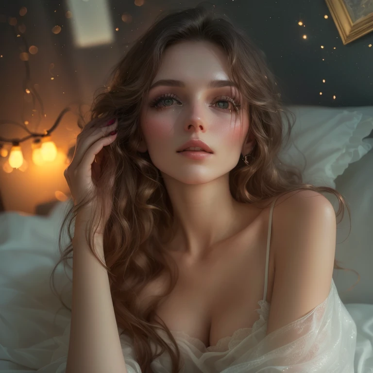 (An extremely delicate and beautiful work), (masterpiece), 1 woman, realistic, studio photo, Russian, a girl wearing traditional Russian underwear, covering her breasts, , highly detailed, leaking waist, contorted ponytail, charming expression, beautiful and clear eyes, green pupil, delicate necklace, delicate earrings, fairy ears, simple blurred background, description of extreme details, beautiful, charming, ultrafine painting,  delicate face, delicate figure, thin collarbones, beautiful lips, beautiful medium breasts, soft ass, mix4, (8k, RAW photo, best quality, masterpiece :1.2), (realistic, photorealistic:1.37), 1girl, cute, cityscape, night, rain, wet, professional lighting, photon mapping, radiosity, physically-based rendering, best ratio four fingers and one thumb, --auto --s2
