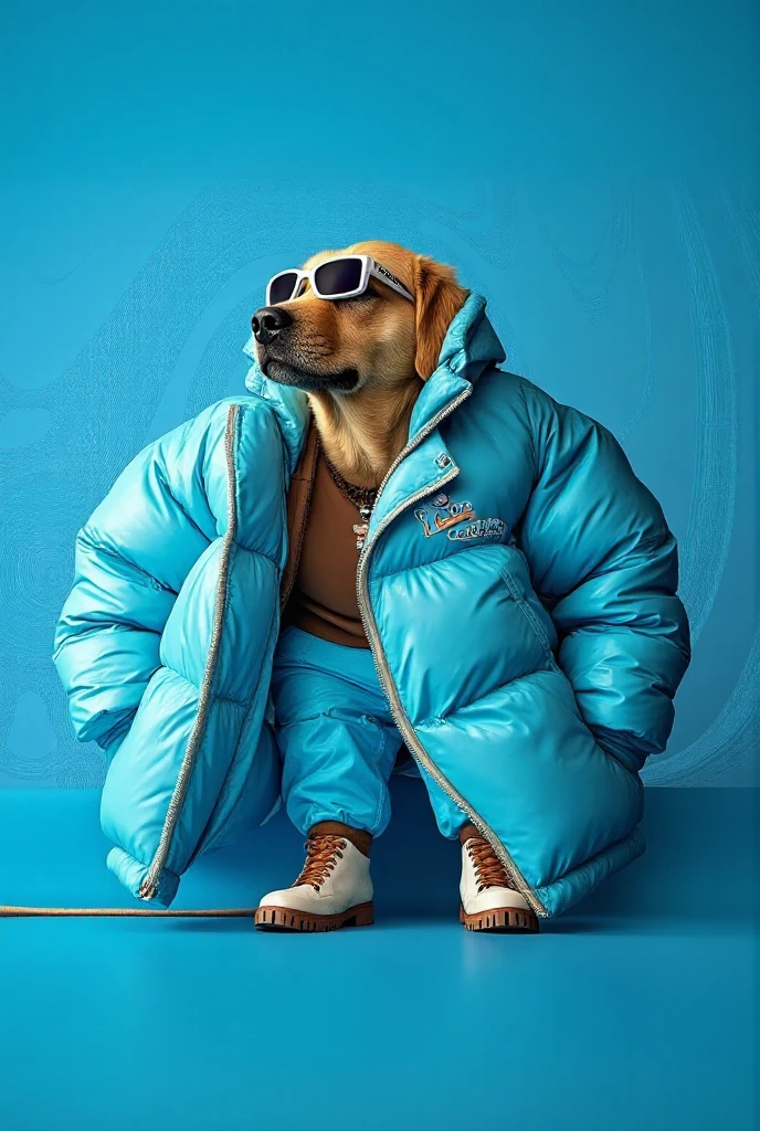 a slightly chubby young male corgi with small human blue eyes, no eyebrows, wearing a dark blue Adidas tracksuit, pull down pants white briefs, white socks , sit red chair spread legs , highly detailed, realistic, 4k, best quality, masterpiece, sunlight , vivid colors, physically-based rendering , smile grin showing thooth