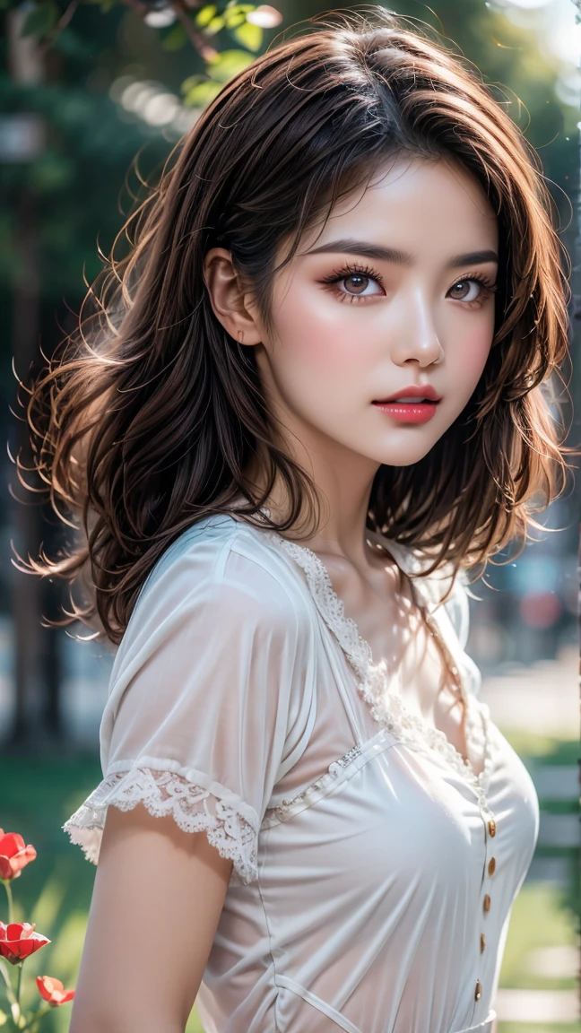 score_9, score_8_up, score_7_up, score_6_up, score_5_up, score_4_up, sexy asian girl, 1girl, japanese geisha, 20 years old, face close up, full body portrait, (geisha hairstyle), very short hair, wearing eyeglasses, big brown eyes, nihongami, geisha makeup, modest look, seducing viewer, hearts, posing, sexy pose, solo, blue floral kimono, off shoulder, bonsai, sakura, cherry blossom, submission, sunset, flowers, plants, cinematic lightings