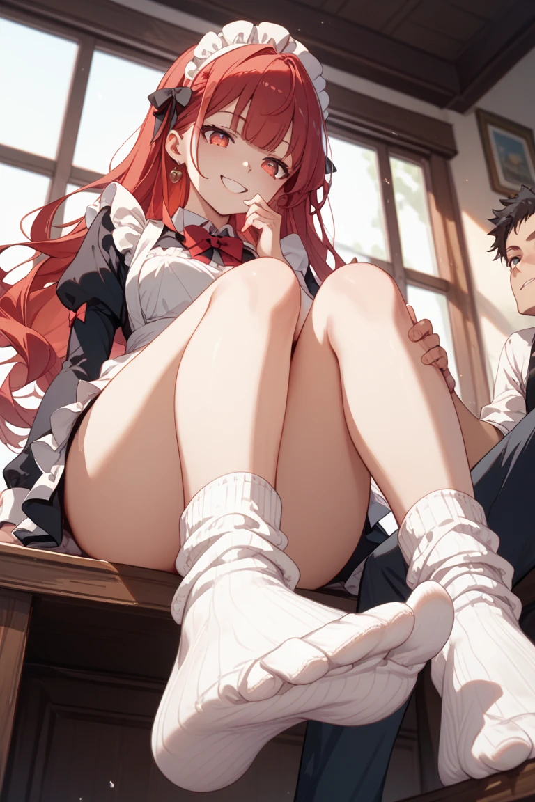girl having sex),Girl with pink hair, long twintail hairstyle, ((small bushy eyebrows)), wearing gothic lolita clothing, lolicon , walking to school, flirty smile,, walking to school, bored look, bored face,, (sitting with legs open lifting her skirt to show her vagina wet with semen), (1 boy having sex with the girl, scaried young boy) naked boy about to have sex , boy ready to penetrate her pussy, boy about to penetrate her, boy with erected penis
