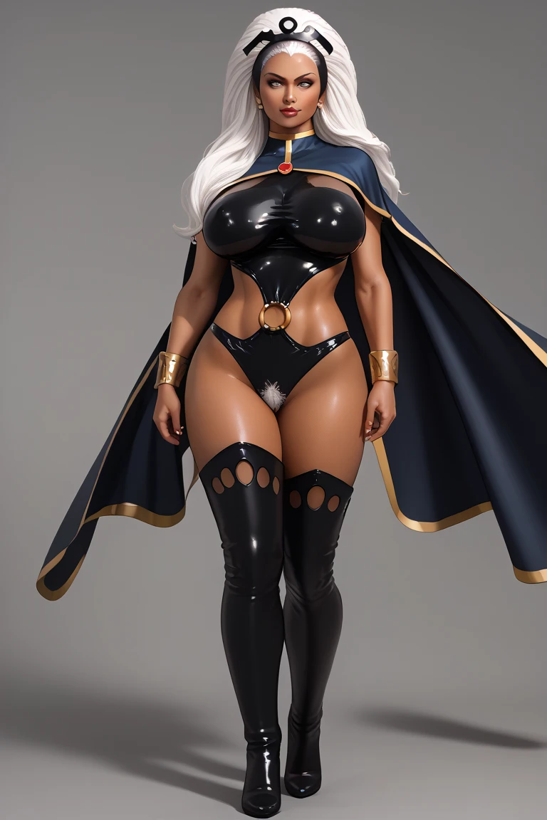 8K ((short body:1.7))((full body view)),(big eyes:1.3), (Long hair:1.4), delineated cheekbones, (((Female dwarf:1.5))), ((Pit Stop Style:1.4))((Medieval robe with exposed nipples:1.6)) ((light wizard's robe:1.4)), (Detailed Face:1.5), pale skin,(swollen lips:1.5) (pale skin:1.6) ((sexy pose)),((giant breast:1.8, Giant ass: 1.6)), )Highly detailed, Orus, digital photography, artists artgerm and Ruan Jia and Greg Rutkowski, ((blonde hair:1.5)), (Masterpiece),((wide shoulders:1.5)) sidelighting, intricate details, (((Black & Brown Color Palette))), (((short height))), ((White legs:1.4))((Black torso:1.4))((Slim ABS plastic:1.2))