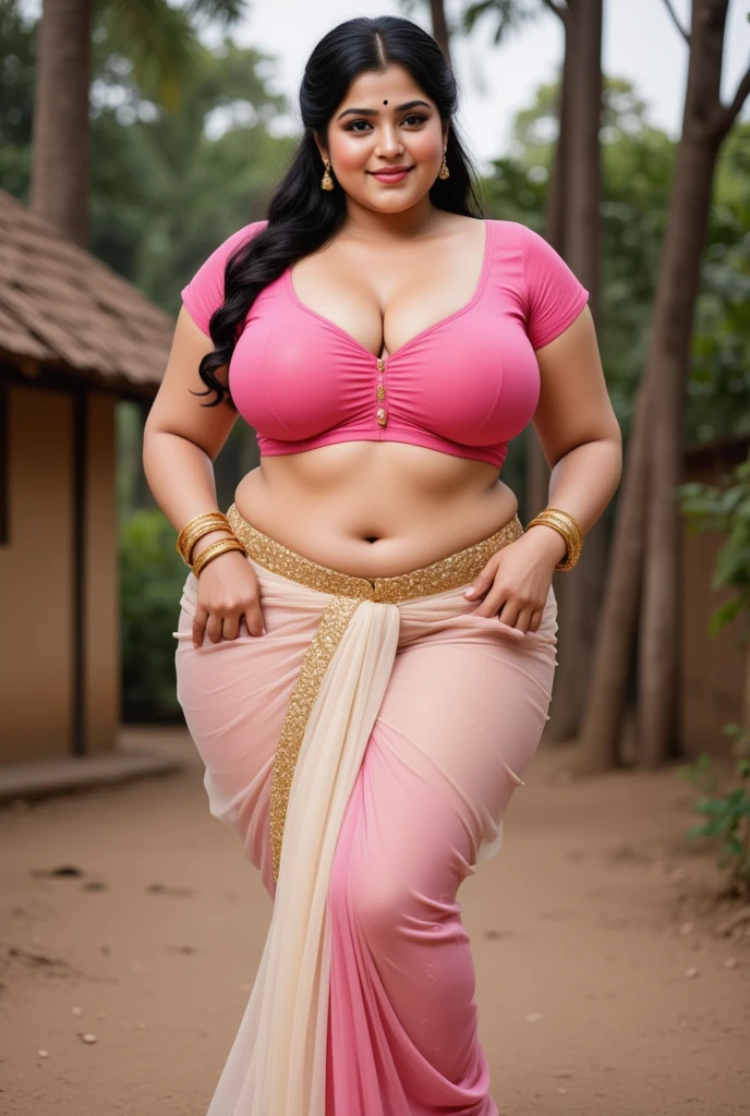 50yo mature MILF Anushka Shetty,((best quality)), ((masterpiece)), ((realistic)), sweat, alluring figure,  bulging figure, thick charming lady, curvy, thick navel, full figured woman, massive breast, full body, styled hair, pierced eyes, female face,royal aura, trend on artstation , sharp focus, studio photo, intricate detail, very detailed, detailed eye, illustration, very detailed, sharp focus, digital render, professional, 4k
