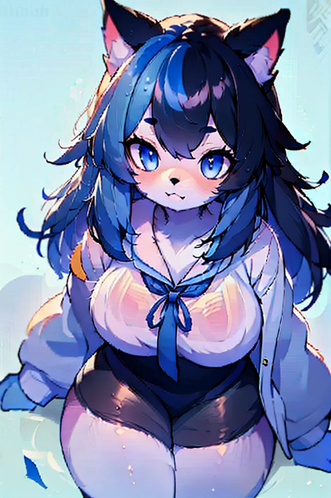 Anime Kawaii sexly Perfect Slim sensual body large breast and huge thighs, An intricate and highly detailed illustration of anime (Young girl) breasts big，Lop，sports attire，bra，clavicle，へそ，，a skirt，smiling, sweetheart, sexly :1.2)(Clean the skin)(glad)][(clothes inspired by &to quote;MINNIE&to quote;) , ILLUSTRATION FOR CHILDREN , clean backdrop]