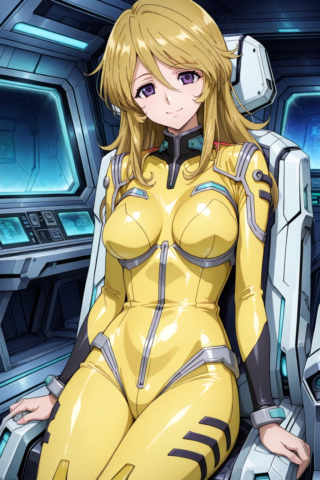 8K、1girl in、spaceships、body suit、cleavage of the breast、natta、intergalactic、spaces、huge-breasted、I have a laptop、looking at the viewers、、solofocus、cowboy shot、(masterpiece:1.4)、(top-quality:1.4)、(shinny skin)、Steamed body、masterpiece, super fine illustration, best quality, light particles, ultra-detailed, 8K wallpaper, (bright colors:1.2), (adult woman), voluptuous body, huge breast, carrot orange hair, long hair, twintail, two side up hair, shiny skin, (naked, yellow legwear), red ribbon, beautiful red eyes, slant eyes, shiny eyes, orgasm face, O-face, blush cheeks, arched back, (a man), (man behind woman), (man hold girl's waist:1.4), (vaginal penis), hetero, (top down bottom up, lying on back), (woman spread legs), (intense Sex:1.7), (cum out:1.2), nsfw, bedroom, light up, shadow,