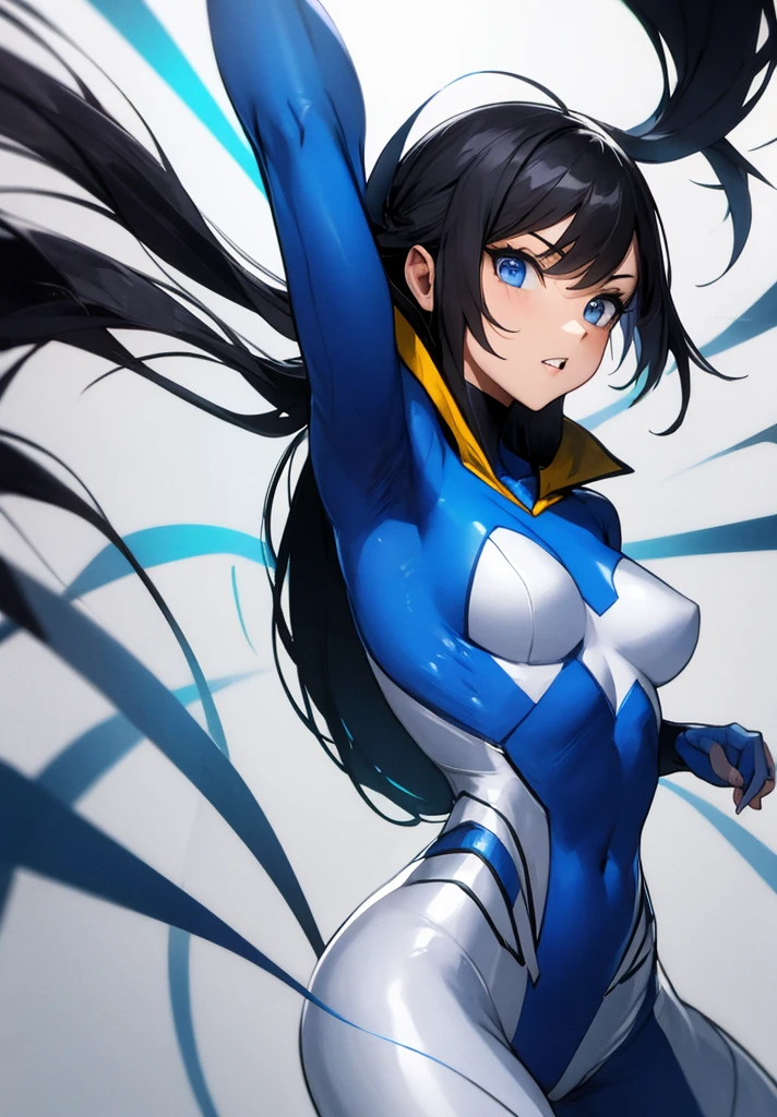 great quality, (1 woman), very focused face, diamond face, perfect eyes, (wearing mage robe), mage robe, magic,  strong shadows, full body, detailed face, (casting spell), blue flashes of light, blue sparks, in battle, detailed abs, shinying eyes, (masterpiece), direct light, underlight, strong jaw, (large boobs), massive ass, thick thighs, (long torso), wide waist, skinny torso, fit, perfect face, sexy, (blushing),