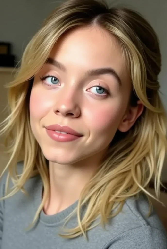 cheveux blonds, high resolution, masterpiece, perfect lighting, floraison, Cinematic lighting, adulte, peau parfaite, femelle, (regarder la caméra:1.6), realistic skin,realistic, (photorealistic:1.3), femme, Soft light, visage parfait, laser trace,Extremely detailed CG, high quality shadow, a realistic representation of the face, Beautiful detailed delicate face, Beautiful detailed delicate eyes, extremely detailed skin texture, bronzer, (taches de rousseur:0.8), Colline de Breckie, cheveux blonds,
mince, Mince, eye-liner, Red lips, petits seins, Se maquiller, Tout le corps, Salle de classe, crowded, clivage, (chocs de cuisse), bokeh,