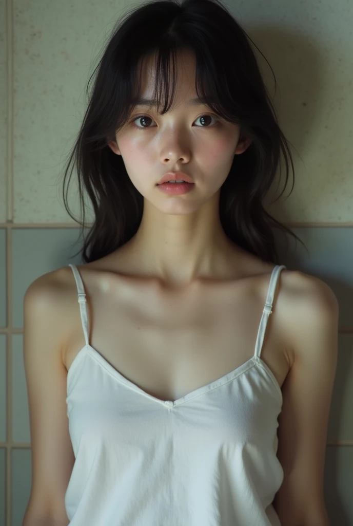 ((SINGLET)), Naked, Angry pose, Angry face, (((HIJAB MALAY GIRL))), masutepiece, High quality, UHD 45K, Realistic face, Realistic skin feeling , A Japanese Lady, 8 years old, , Very cute and baby-like face, (((FLAT CHEST))), (MATRIX WORLD), ((look In front at the camera and SADNESS)), ((())), (((CUTE GIRL))), ((TRANSPARENT)), ((FLUORESCENT BROWN PASTEL LIPS)), ((FLUORESCENT BROWN PASTEL LACE)), ((TRANSPARENT)), ((CHUBBY)), ((UNDRESS)).
