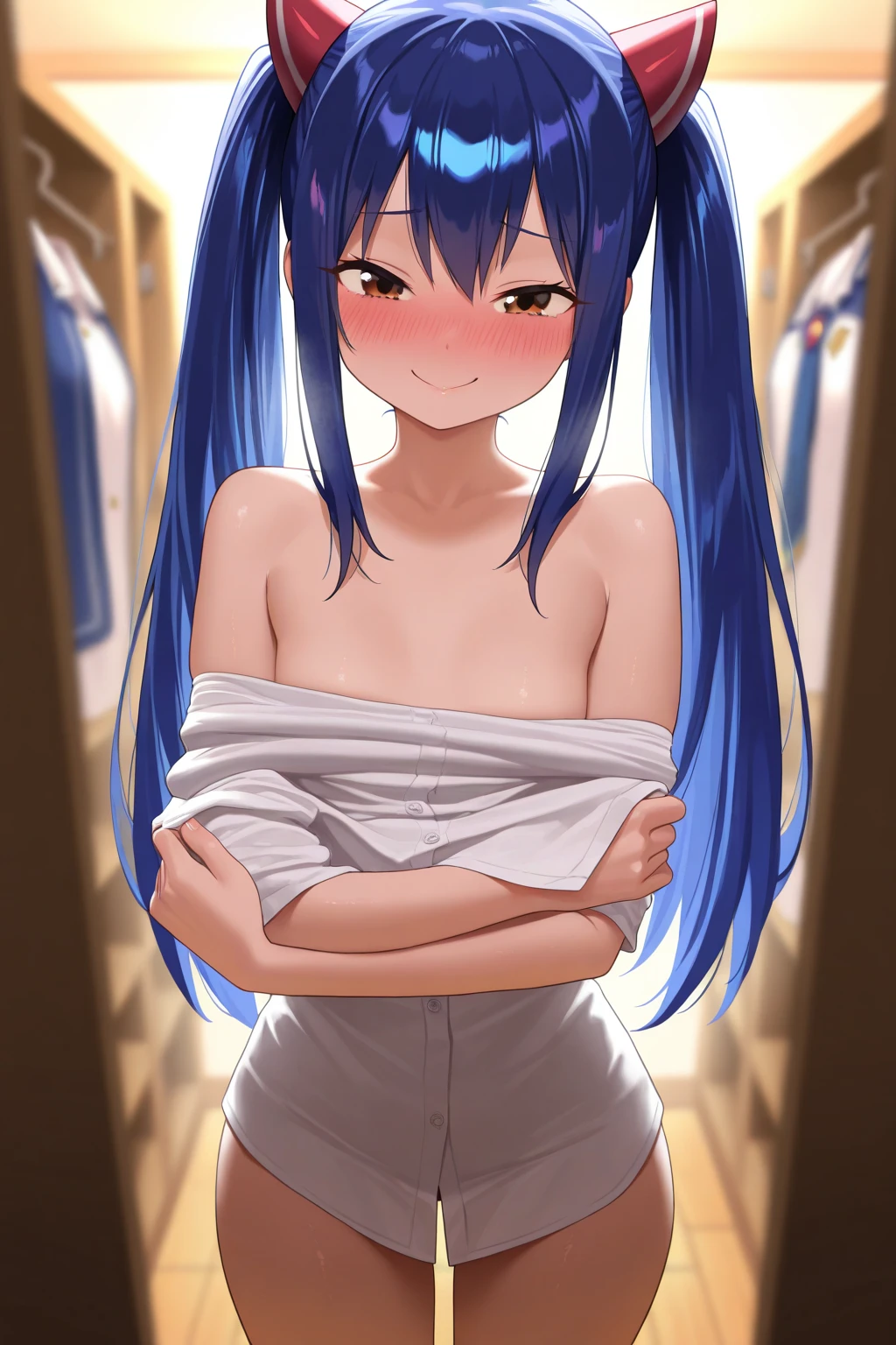 1girl,,okinu-chan,(Loli :1.3),(7 years old:1.5),(1990s(style):1.4),(anime color:1.2),blue eyes,dark blue hair, sidelocks, long hair, (completely nude:1.2),BLEAK score_9, score_8_up, score_7_up, BREAK source_anime, best quality, masterpiece, uncensored, solo,Japanese room,