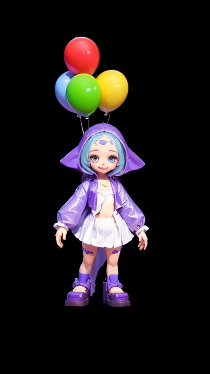 Ridiculous resolution, A high resolution, (巨作:1.4), ultra - detailed, Super cute girl full body 3D drawing,adolable,Poppy blind box,Glory to Kings,Wang Zhaojun, look from down, comical,the space, afloat,magia,earth in the sky,Blue Planet --v 6