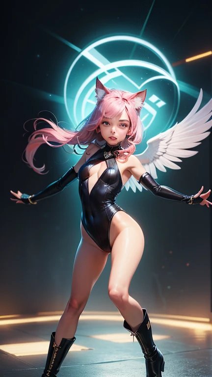 (masterpiece),(Highest quality),(Super detailed),(Best illustrations),(Best Shadow),(Absurd),(Detailed Background),(so beautiful), 16K,(Highest quality), 8K,(Best illustrations),(Best Shadow), (so beautiful), One girl, alone, Big Breasts, Blonde, , bunny suit, Hair between the eyes, latex, BDSM, Open your mouth carelessly, , heart-shaped pupils, , , , sweat, , orgasm, afterglow, erotic smile, , , female masturbation, Beautiful nipples, , pussy, paw pose, Sexy posture, , , cross-eyed, rolling eyes, , , , , One devil tail, , , , saliva trail, , Detailed super oily shiny skin, , tears, orgasm, , water eyes, arched back, , torogao, ahegao, BREAK, pink neon, Dramatic lighting, , Clear liquid, Oculogyric crisis, night, Psychedelic Background, , colorful, Torrent of Light,