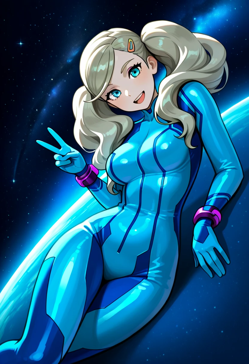 Samus Aran from Metroid, Wearing a Zero Suit