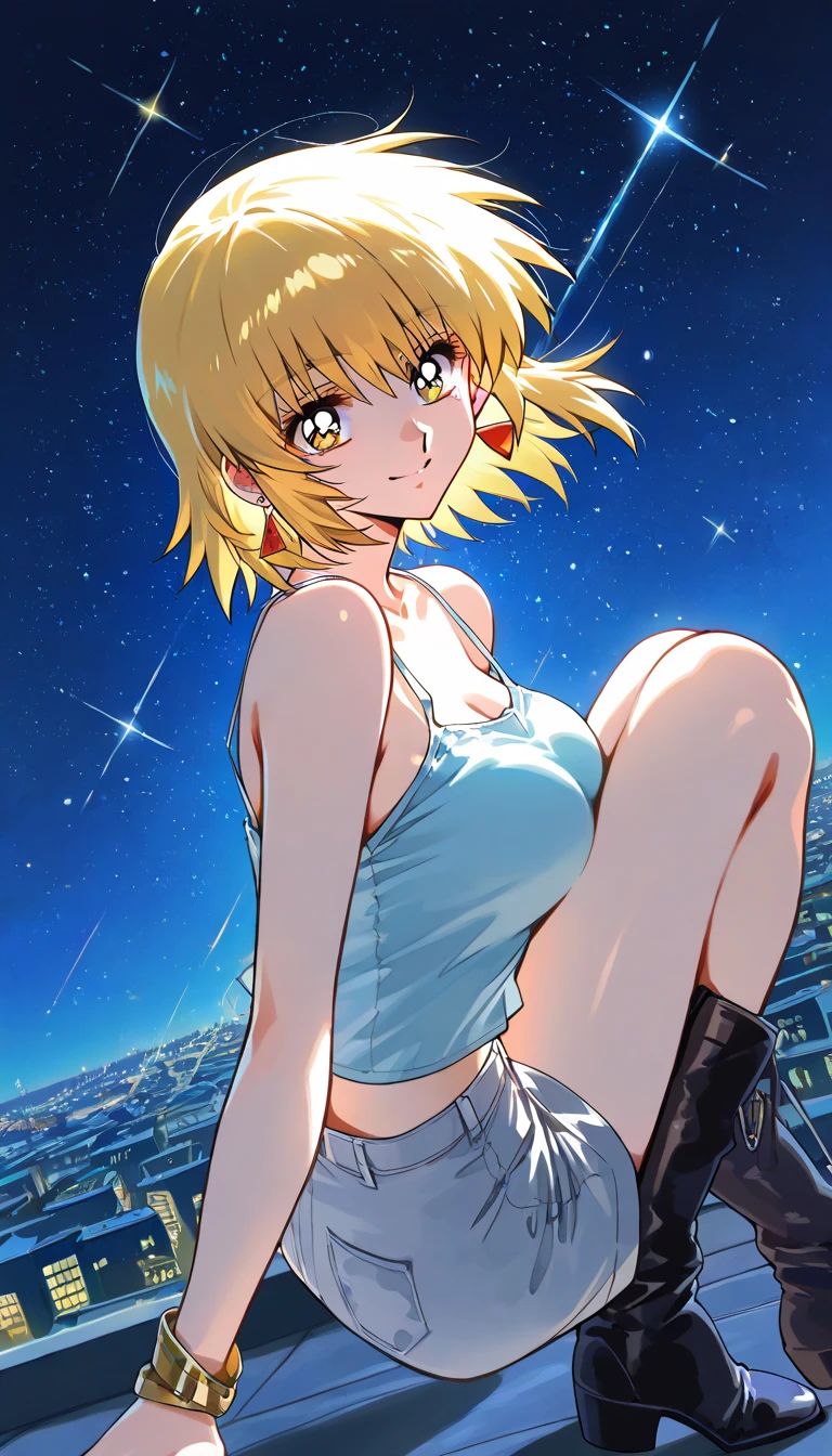 ( view from below , sit in sunflower field :1.3),( bright sunshine on chest :1.2), pale soft skin , pale soft skin , skin pore ,
1girl wear midriff tanktop and gym _ shorts ,( sexy fit body , big natural breast :1.2),( cute ),( abs :0.8), fluffy short hair , realistic eye and face details , splash detailed , surreal dramatic lighting shadow ,( lofi , analog ), kodak film by Brandon Woelfel Ryan McGinley , warm light , dynamic light , vivid color ,4k8k hd real photo ,
--auto --s2