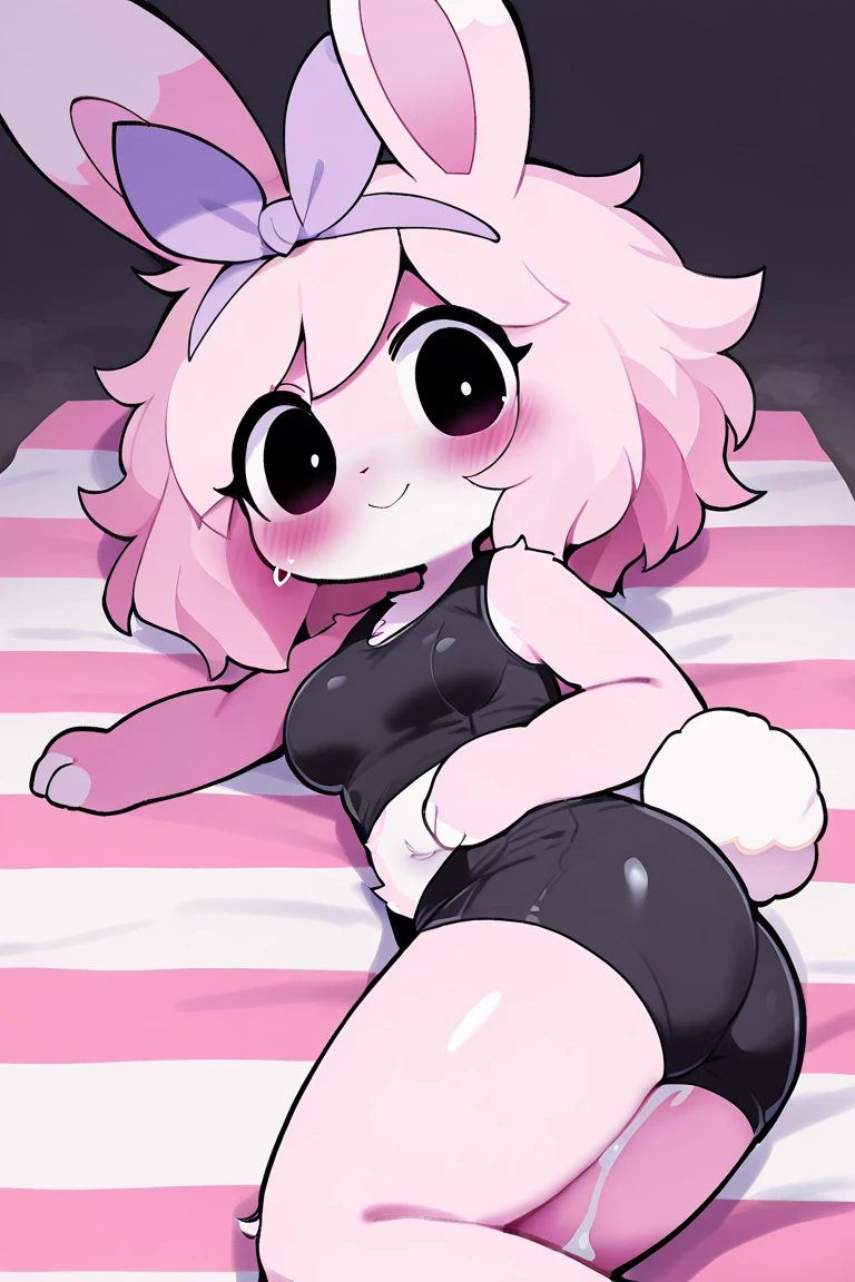 Sunni Gummi, bear, anthro, girl, young, blue eyes, detailed body fur, red nose, clear yellow body fur, small breasts, clear pink hair, detailed face, detailed eyes, detailed body, perfect lighting, perfect shadows, perfect eyes, perfect hair, perfect face, gorgeous body, detailed hands, glistering body, shiny body, spectacular effect, ((pink sports bra)), beach, clear sky, down angle, all fours, cum covered, orgasm face, orgasm, (anal sex), ((pink cotton panties))