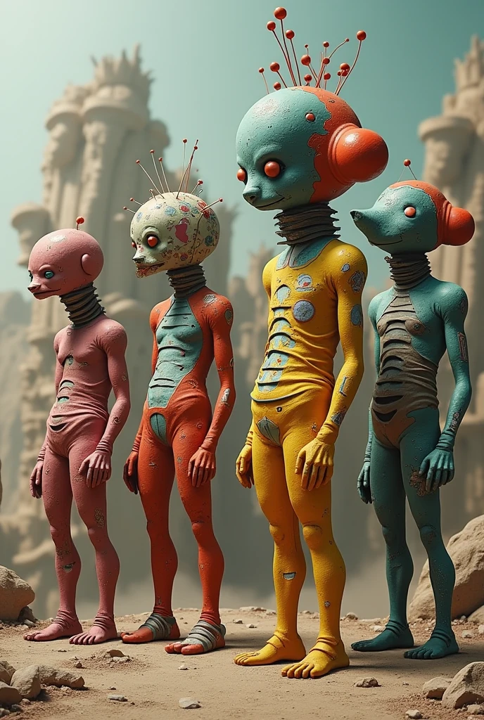 teenage boys. ripe sapodilla skin. Blue eyeballs. Empty body full of tattoos. Standing in the middle of a quiet city 