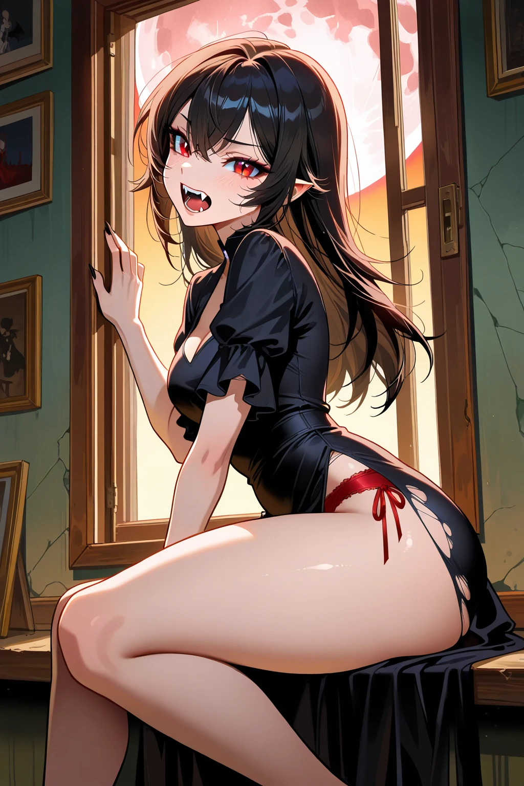 Zombie little girl,With vampire teeth,lie on the floor,exposed胯部,white transparent,凸起sexy的,There are on the street,watch,Spread the joy of leg presses,Clothes are tattered,There are bite marks on the body,View from the side,pained expression,sexy的,Lordosis and kyphosis,Half-kneeling position,His whole body is covered with blood,crazy,Bite marks all over the body,Skin changes,Grow claws,The main character is biting another ,Grow fleshy wings,Grow a fleshy tail,youth,Junior High School Girl,open,Exaggerated expression,legs spread apart,exposed胯部,Wearing gymnastic clothing,exposed,yandere,Blood-colored clothes,lean down,forward and backward,sexy,charming,Scene,best quality,dark background,loli,Gothic,Have vampire blood,Grow vampire wings,Grow a vampire tail,Sharp teeth,exposed最里面的裤子,Someone pinched my tail.,exposed了舒爽的表情,Blushed,cute,compact,on hotel bed,The body is tied up with ropes,The body lies on the bed,Support your body with your hands,Kneel on the bed with your legs,Look at her from behind