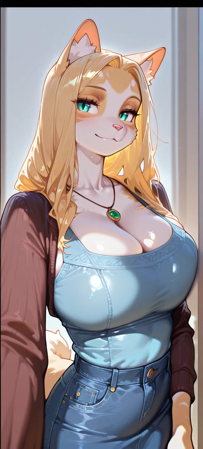 work of art), (portraite), medium breasts (aesthetics), ((Beautiful 28 year old wolf girl)), ((long straight hair parted)), ((beautiful punk and natural blonde hair)), Thin, open eyes, eyes browns, round breasts, Female One, Woman, Female One features, high qualiy, roupas aestheticss, professional angle, (rule of thirds), Female One features, standing alone, (attractive Korean Woman), summer, (ink mist), (Afternoon), (vibrant light), seducer posture, ((guy looking forward)), Pink off-the-shoulder blouse, long sleeves, long hip hop top, beautiful and stylish skirt ((energy)), (bold makeup), (medium boobs), shining skin, (Clothing with Hip Hop details), (pretty clothing), (gorgeous neckline), Body cute, gorgeous eyes, glare eyes, seducer smile, Beautiful mouth, beautiful lips, (best qualityer, ultra detaild, photorrealistic: 1.39 ), bright and vibrant colors, studio lighting, romantic expression, seducer, seducer, in the wooden cabin, Waterfall in the distance, cute girl pose
