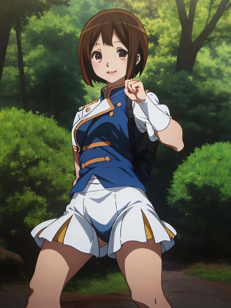 Kyoto animation,highest quality, High resolution, unity 8k wallpaper, (figure:0.8), (detailed and beautiful eyes:1.6), highly detailed face, perfect lighting, Highly detailed CG, (perfect hands, perfect anatomy),masterpiece,High resolution,perfect anatomy,anime key visual,detailed and beautiful eyes,highest quality,unity 8k wallpaper,super dense skin,white skin,best quality,white lace panties,skirt lift,Anime girl in uniform posing in the forest with panties open, | fine detail anime, Smooth anime CG art, Also, clean detailed anime art, Makoto Shinka, Official high detail art, Makoto, official artwork, official artwork, Highly detailed exquisite fan art, marin kitagawa fanart, Zerochan Art, anime cover, seductive anime girl, ,(((white underwear with decorations))), contempt, contemptuous