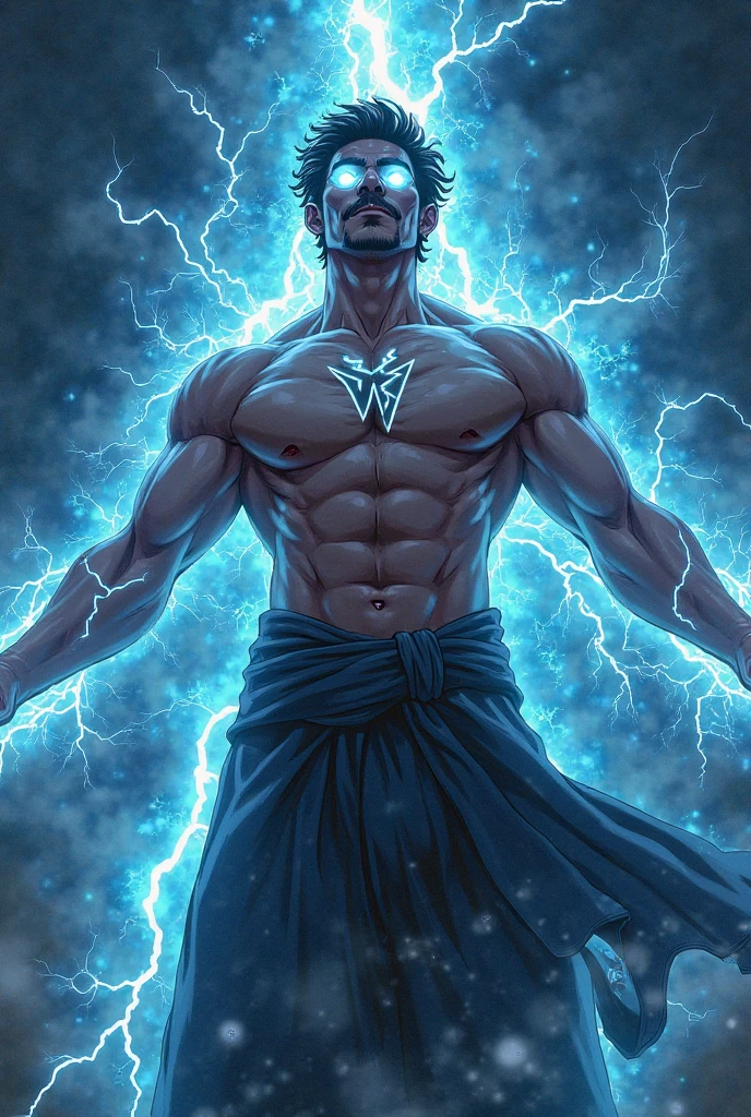 Sigma male with infinity aura