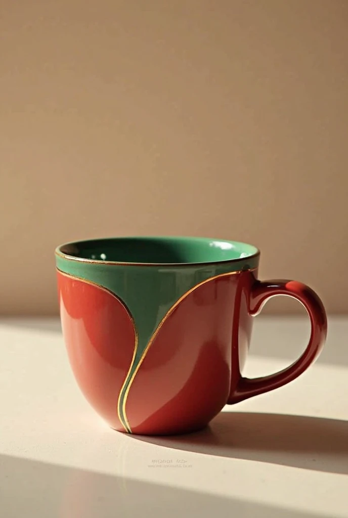 tea drinking with flowers on the table, in thestyle of dark teal and dark brown, cherry blos-soms,asian-inspired,grandiosecolorschemes, sky-blue and green, textural rich-ness.