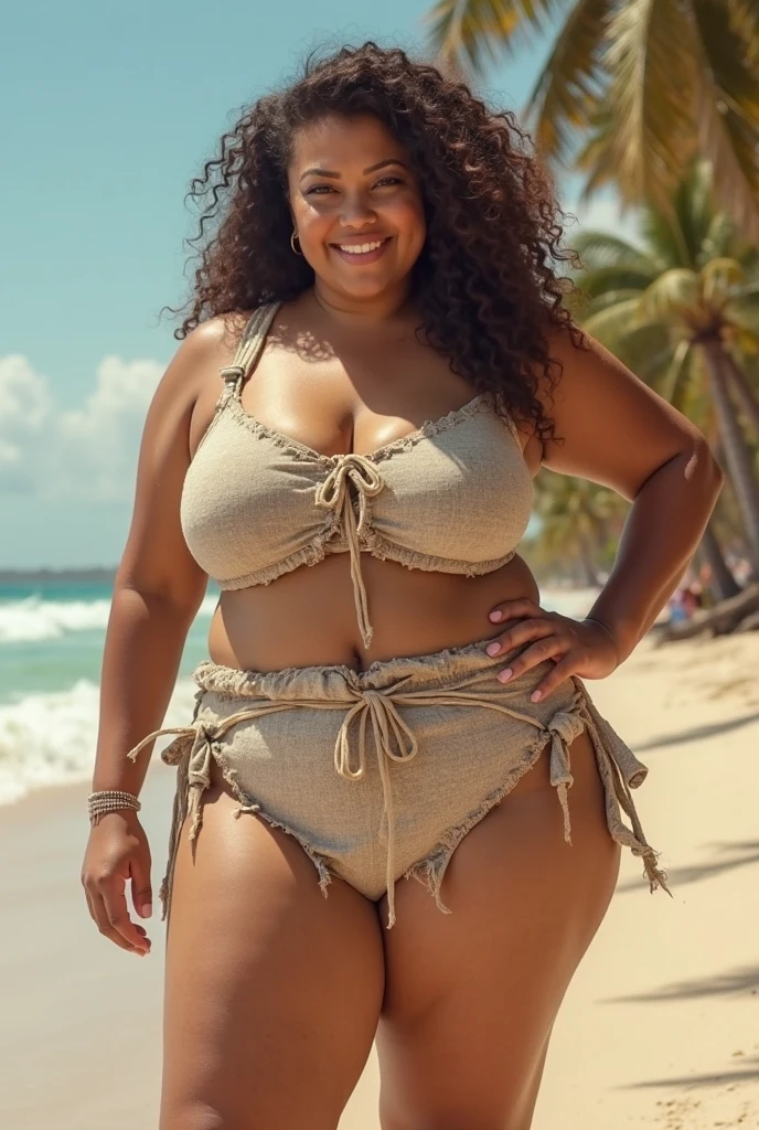 (sfw:1.4),Realistic busty 25yo woman,sexy sumo wrestling,ultimate form,8k,at sumo ring,fundoshi,bandage bra
