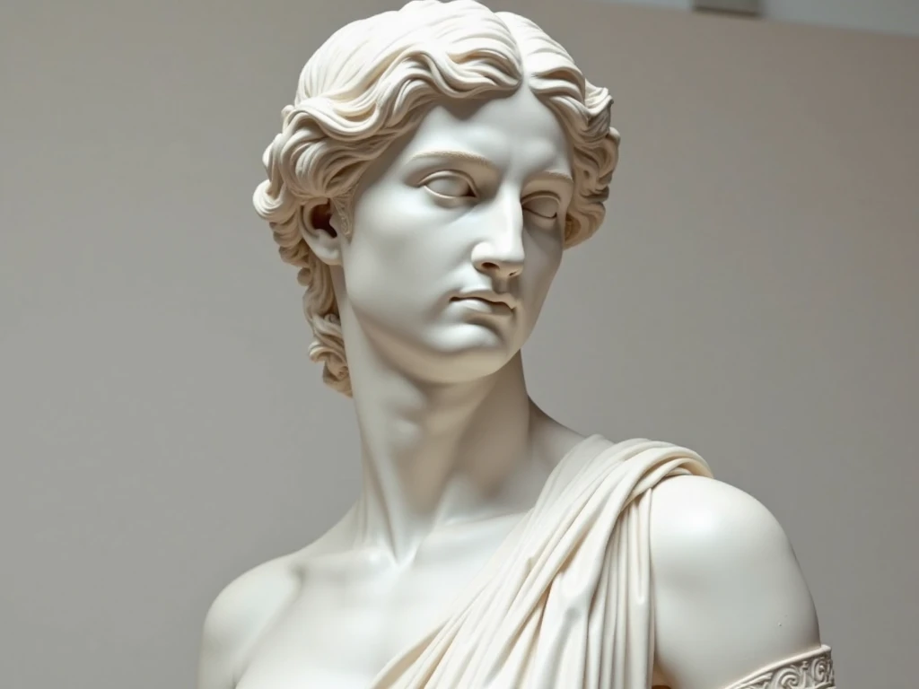 Plaster statue　　cast drawing