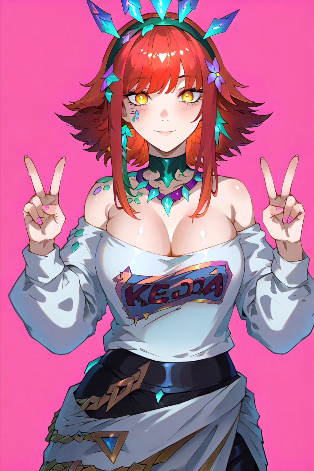 anime girl with purple hair and blue shirt pointing at something, anime catgirl, anime girl with cat ears, cute anime catgirl, ecchi anime style, anime moe artstyle, nekomimi, in anime style, anime style character, anime girl, in an anime style, in the art style of 8 0 s anime, an anime girl
