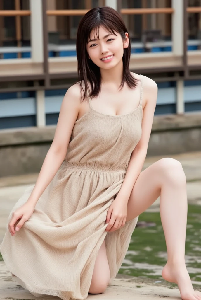 (masterpiece:1.5)、(Realistic:1.5)、(Highest quality:1.4、8k、RAW Photos)、 Ultra-high resolution、Professional Lighting、Perfect dynamic composition、Outdoor shots、 Film Grain、chromatic aberration、(Bokeh:1.1)、 Frank、Sophisticated、charm、Surreal、Attention to detail、Golden Ratio、 (1 person)、Slender、Delicate and cha、Cute Woman:1.4、 Serious expression、Looking at the audience、Various poses、 Light brown hair、Shiny Hair、Hairstyle: ponytail、 Realistic looking skin、 shut up.、Beautiful Eyes、double eyelid、Thin arms、、 (One-shoulder pleated slit high cocktail party dress、Long dress with slit、Ultra-realistic pantyhose:1.3、Pantyhose legs visible through the slit、High heels:1.3),