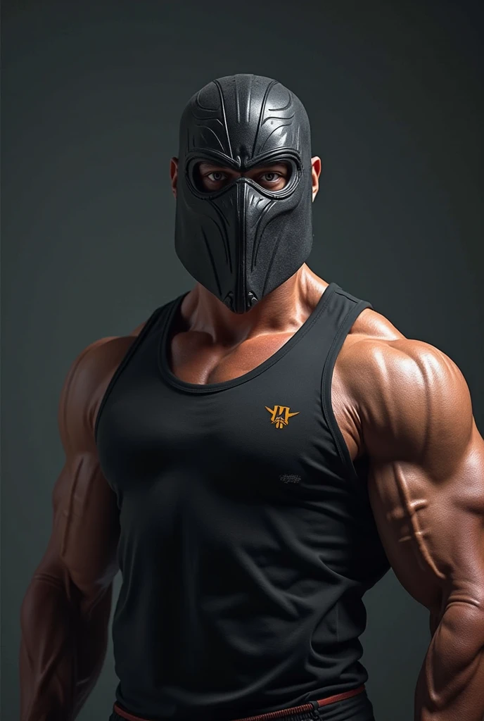 1Muscular man wearing a full face helmet,2-hole helmet,black helmet,Masked,Adult male,beefcake,Bodybuilding,Huge pectoral muscles,Thick arms,Broad shoulders,Round buttocks,naked upper body,Wear sex tongs,Brown Thong,Mature,robust,Burly,tall and straight,luscious,Sexy,Masculinity,Big,big man,Heavy,Strong,apartment,The sun shines in from the window behind