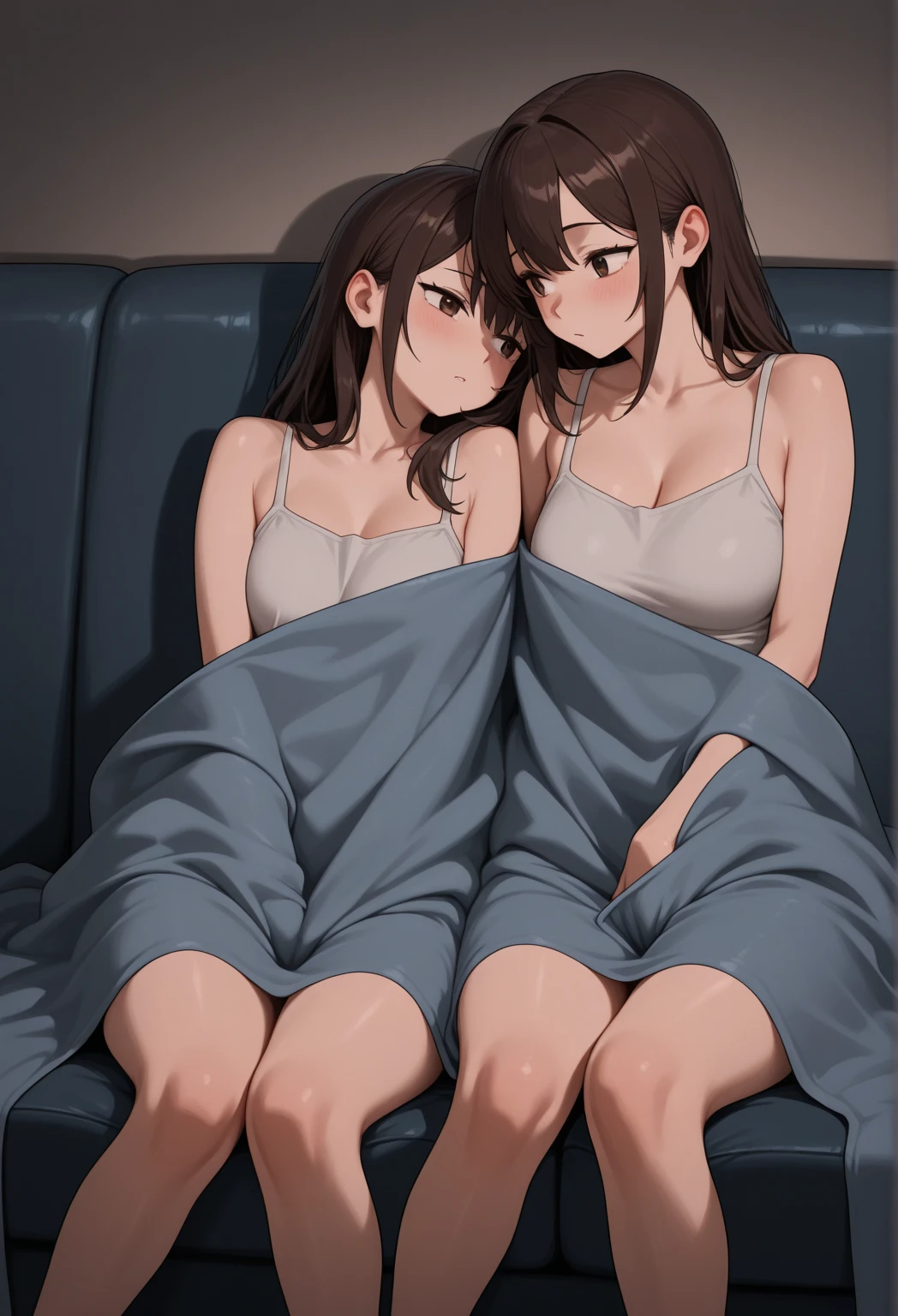 Masterpiece, official art, top quality, perfect anatomy, perfect hands, perfect body, showing full length, top quality, high resolution, finely detailed fingers, showing full length, no background, no logo, (((1lady:1.5))) , slender, long legs, small breasts, seductive, quiet, brown hair, short hair, wearing white long sleeve T-shirt, white bikini panties, Barefoot, Lying on couch, Feet up, Legs up, Knees bent, Looking away, Lips parted, Belly button out, Arms touch knees, Hips up, nsfw, Focus on white bikini panties, Focus on feet, From above, Legs up, show feet,