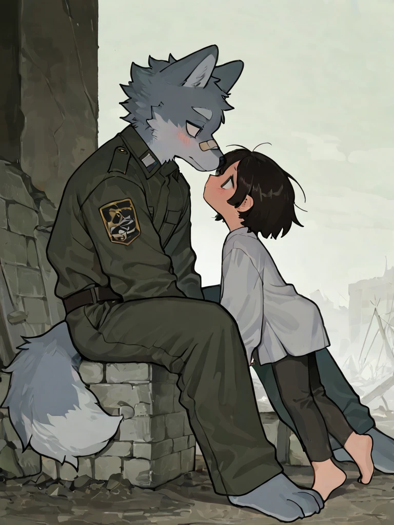 score_9,score_8_up,score_7_up, BREAK, 1 girl, solo, seras, hellsing, dog, sex, vaginal sex, knotting, animal on human, dog sex, dog on gir, knotting sex, dog, on all fours, mounting, mounting sex, outdoors, public park