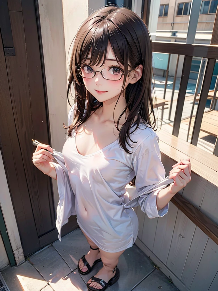 woman,全naked,Shy laugh,classroom,delicate,nude,naked,whole body,pubic hair,naked足,Lower Body,Leg spread,Urinating,Peeing,Spread your legs,Small breasts,Glasses,