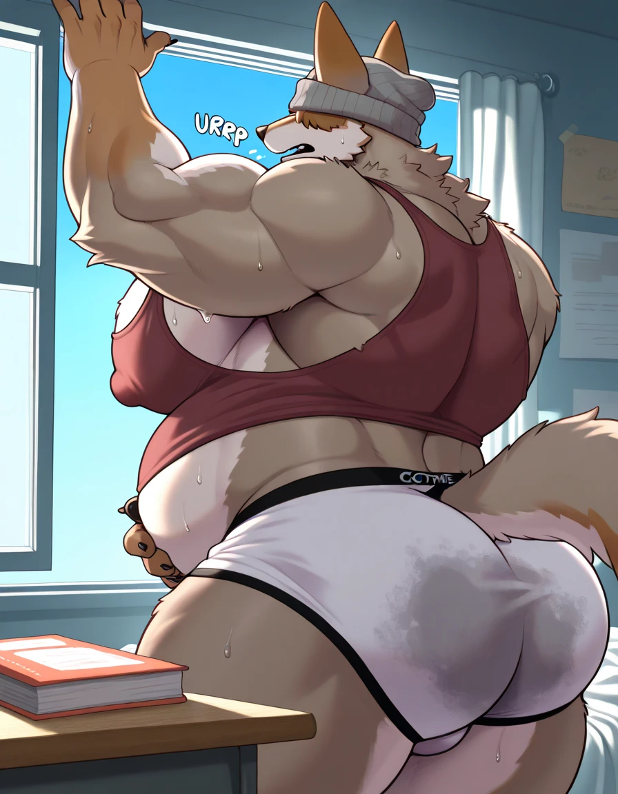  （masterpiece, highest quality, super detailed） Detailed hands, Detailed Face, detailed feet, Detailed Eyes, young girl, Girl with thick fat chunky physique , swollen cheeks、Completely color-coded beauty、sleeping face down on a big bed, with cover, headset, in a room with wooden walls, Bedside tables, clock on the desk, Toys scattered on the floor, A frame with her photo on the wall, Amanhesend