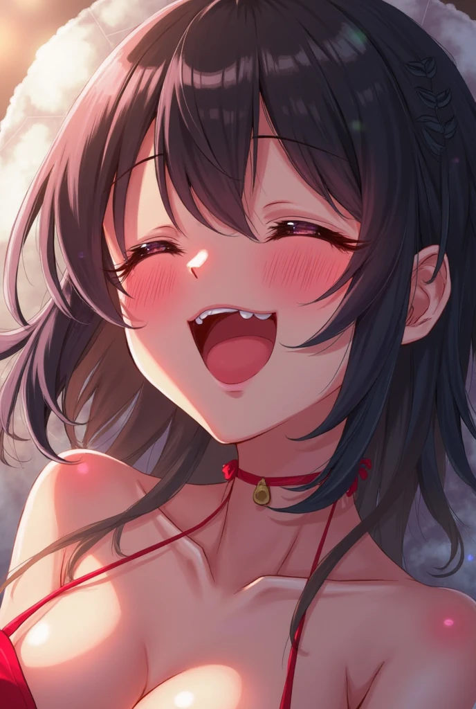 (masterpiece, Highest quality, High resolution, Super detailed, 8k, 4K),Full Body,(Huge breasts:1.9),Kitasan Black(umamusume),narrow hips,(naked:1.9),A big smile、Cherry blossom trees、Blue sky、(Wearing an animal collar:1.5)、Earrings、Earrings,(Beautiful Face:1.5)、navel piercing,Open your mouth,(Spoken Heart)、Blue sky、(Licking face),Sweat、Short Hair、Drooling、erect nipples of pink color,、navel piercing,Fellatio Gesture,Perfect nipples、Ecstasy、Small areola、Pink areola、looks happy、Gal Peace,Beautiful background,Nipples are photographed,Fellatio Gesture